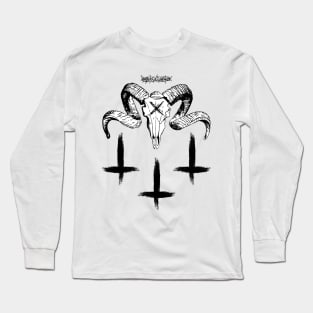 Inverted Ram Skull Long Sleeve T-Shirt